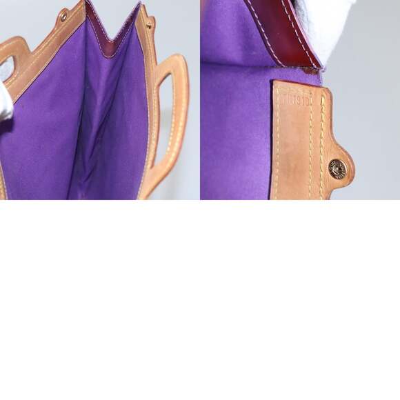 LOUIS VUITTON Monogram Vernis Stanton Tote Bag Purple Viole M91079 - Picture 12 of 12